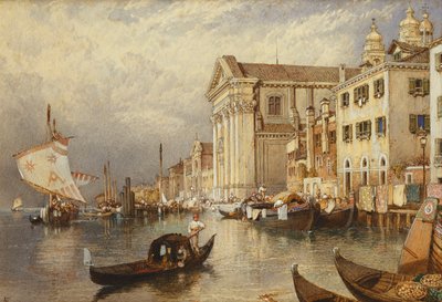 Kościół Santa Maria del Rosario lub Gesuati, Wenecja, autorstwa Myles Birket Foster