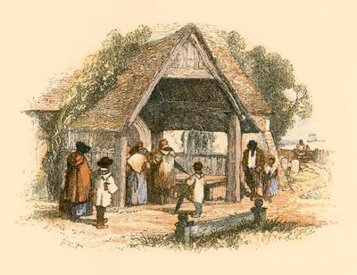 Kościół wiejski autorstwa Myles Birket Foster