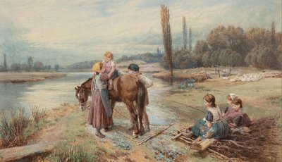 Nieznany obraz autorstwa Myles Birket Foster
