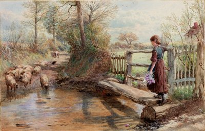 Zobacz w Surrey, około 1863-1890 (akwarela i gwasz) autorstwa Myles Birket Foster