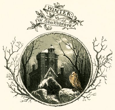 Zima według Williama Szekspira autorstwa Myles Birket Foster