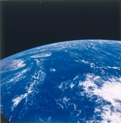 Ziemia z kosmosu - Ocean Indyjski, lata 80. XX wieku. autorstwa NASA Images