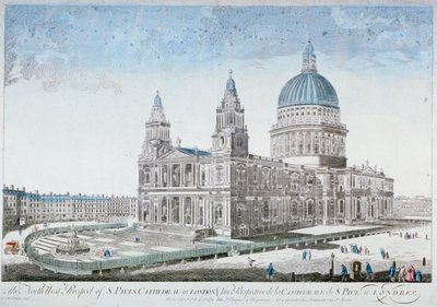 Katedra św. Pawła w Londynie, 1755 autorstwa NJB de Poilly