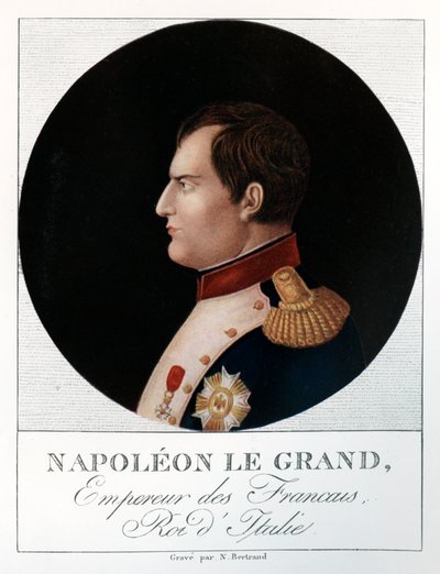 Cesarz Napoleon Bonaparte, 1769-1821, 1912. autorstwa N. Bertrand
