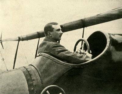 Porucznik lotu C.H. Collet, R.N., D.S.O., c1914, c1920. autorstwa N. Birkett