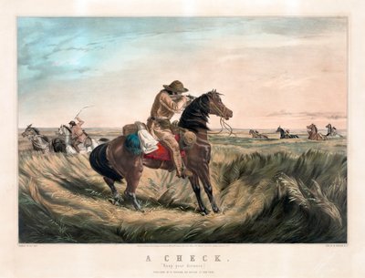 Old West Sharpshooter autorstwa Currier & Ives autorstwa Currier and Ives