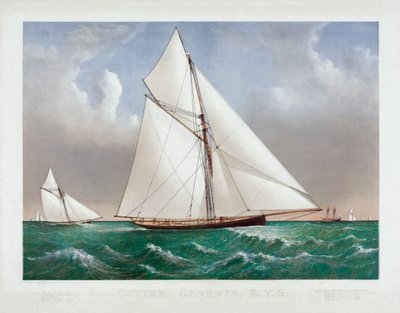 The Cutter Genesta autorstwa Currier & Ives autorstwa Currier and Ives