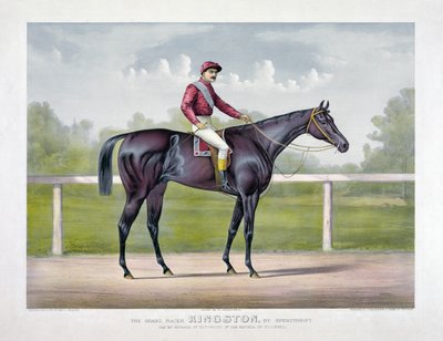 Grand Racer Kingston autorstwa Spendthrift autorstwa Currier & Ives autorstwa Currier and Ives