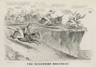 „Ruch secesji” autorstwa Currier and Ives