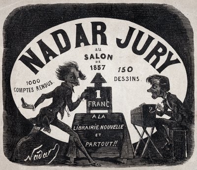 Album „Jury Nadarskie w salonie 1857” autorstwa Nadar