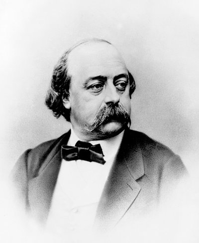 Gustave Flaubert (1821-1880) francuski pisarz ok. 1875, fot. Nadar autorstwa Nadar (1820 1910) (studio of)