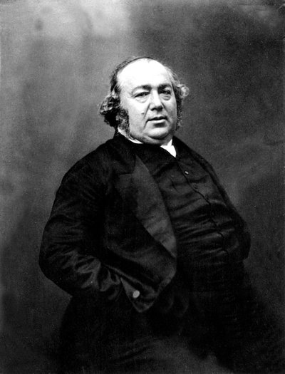 Francuski krytyk Jules Janin, sfotografowany przez Nadara, ok. 1855 autorstwa Nadar