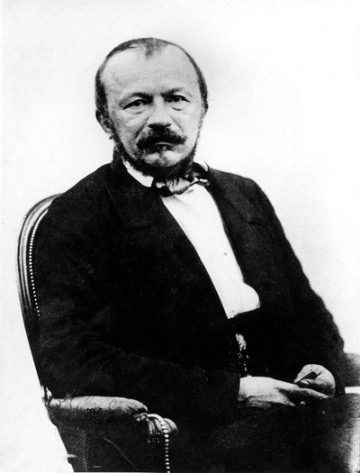 Gerard de Nerval (1808-1855) francuski powieściopisarz, zdjęcie z albumu Disderi (n.16 strona 9) autorstwa Nadar