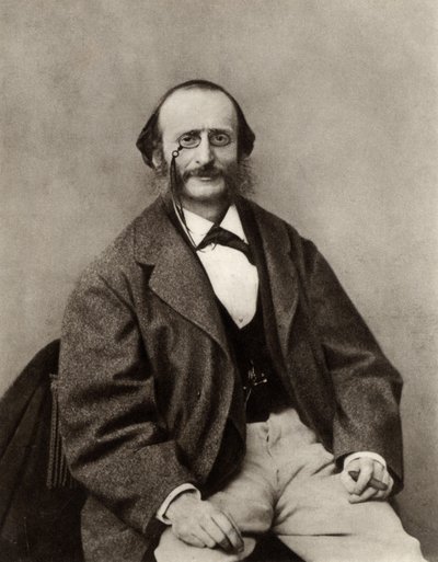 Jacques Offenbach (1819-1880) (zdjęcie czarno-białe) autorstwa Nadar