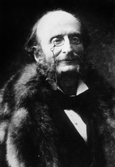 Jacques Offenbach (1819-1880) francuski kompozytor (zdjęcie czarno-białe) autorstwa Nadar