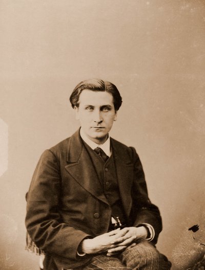 Portret Francois Coppee, poeta 1842-1908 (zdjęcie) autorstwa Nadar
