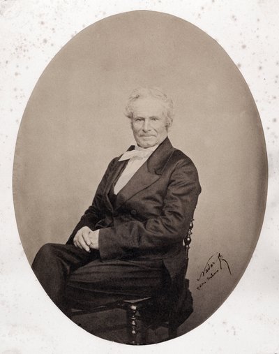 Portret Octave Lacroix (1827-1901), francuskiego dziennikarza i poety autorstwa Nadar