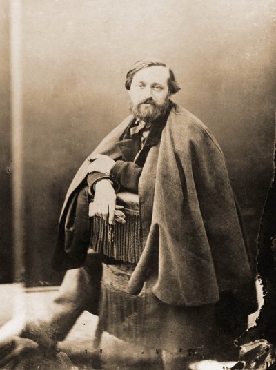 Portret Pierre Alexix Ponson du Terrail, pisarza, filetonisty 1829-1871 (zdjęcie) autorstwa Nadar