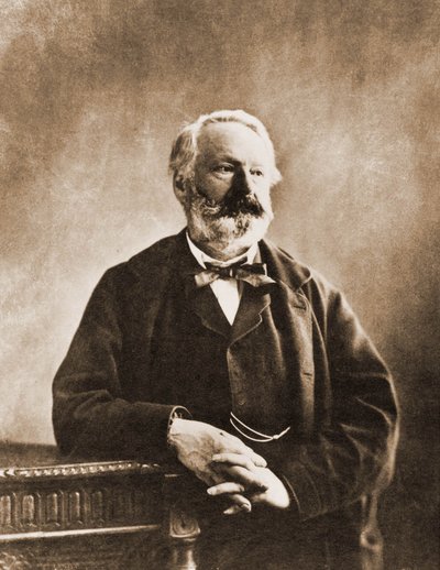 Portret Victora Hugo, poety i pisarza 1802-1855 (zdjęcie) autorstwa Nadar