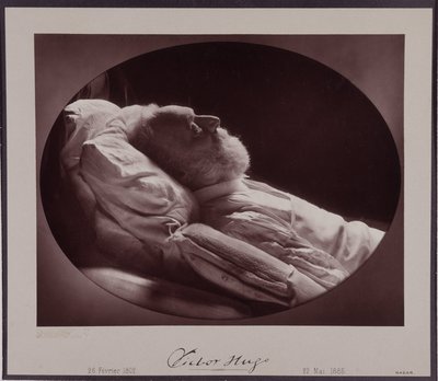 Victor Hugo na łożu śmierci, 22 maja autorstwa Nadar
