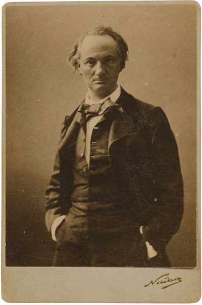 Charles Baudelaire 1821-1867 autorstwa Nadar
