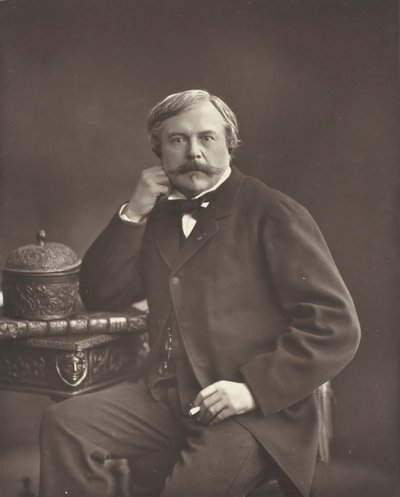 Edmond de Goncourt Francuski pisarz i krytyk, 1822-1896, c. 185376. autorstwa Nadar