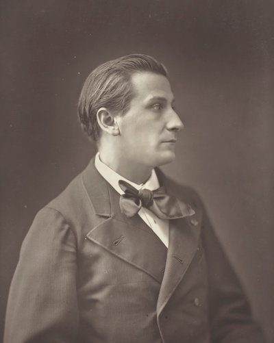 François Coppée Francuski poeta i powieściopisarz, 1842-1908, c. 1876. autorstwa Nadar
