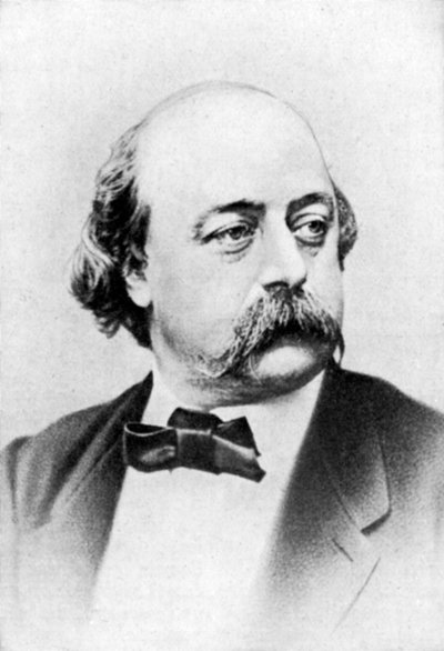 Gustave Flaubert, francuski powieściopisarz, XIX wiek. autorstwa Nadar