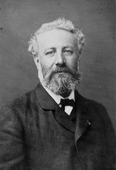 Jules Verne (1828-1905). Francuski pisarz. Około 1880 r. autorstwa Nadar