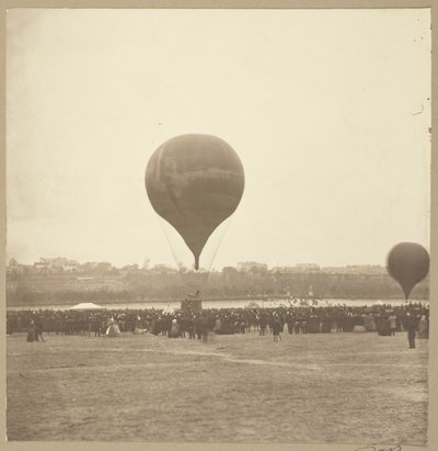 Olbrzym, Champ de Mars autorstwa Nadar