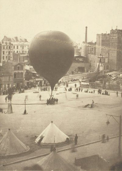 Neptun, Place Saint-Pierre na Montmartre, 23 września 1870. autorstwa Nadar