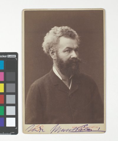 Mihály von Munkácsy (właśc. Michael Leo Lieb, 1844-1900), malarz (sygnowany) autorstwa Nadar