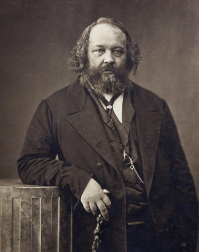 Portret Michaiła Aleksandrowicza Bakunina 1814-1876, ok. 1860 autorstwa Nadar
