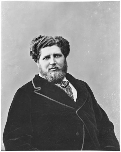 Portret Monsieur de Tourguenef (fot. bw) autorstwa Nadar