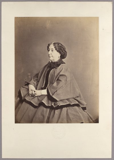 Pisarka George Sand autorstwa Nadar