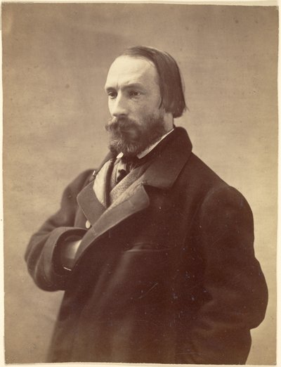 Auguste Vacquerie, pisarz autorstwa Nadar [Gaspard Félix Tournachon]