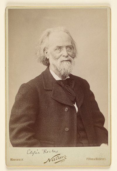 Élisée Reclus autorstwa Nadar [Gaspard Félix Tournachon]