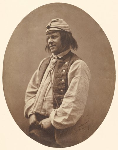 Jean-François Philibert Berthelier, aktor autorstwa Nadar [Gaspard Félix Tournachon]
