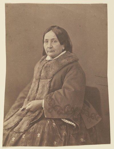Pani Eugénie Niboyet autorstwa Nadar [Gaspard Félix Tournachon]