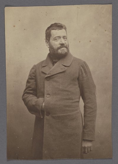 Xavier Meunier, architekt autorstwa Nadar [Gaspard Félix Tournachon]