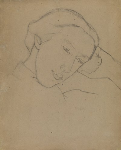 Autoportret, lata 1910 autorstwa Nadezhda Vladimirovna Lermontova