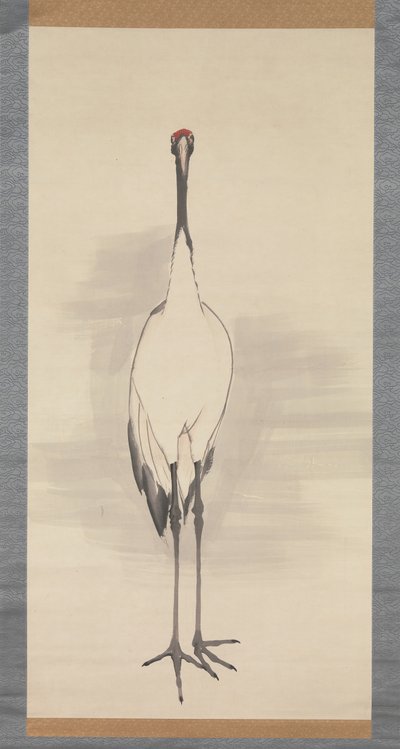 Dźwigi, lata 80. XVIII wieku. autorstwa Nagasawa Rosetsu