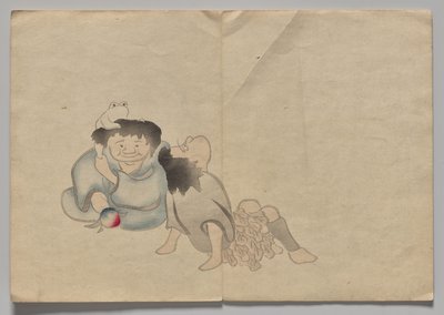 Scena z Kōrin Picture Book (tom 2) autorstwa Nakamura Hochu