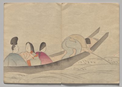 Scena z Kōrin Picture Book (tom 2) autorstwa Nakamura Hochu