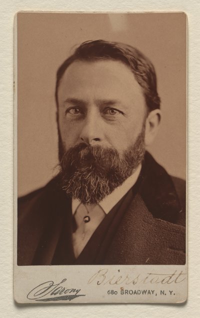 Albert Bierstadt autorstwa Napoleon Sarony