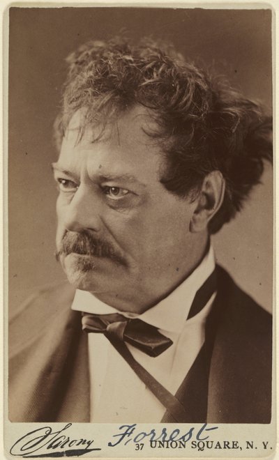 Edwin Forrest autorstwa Napoleon Sarony
