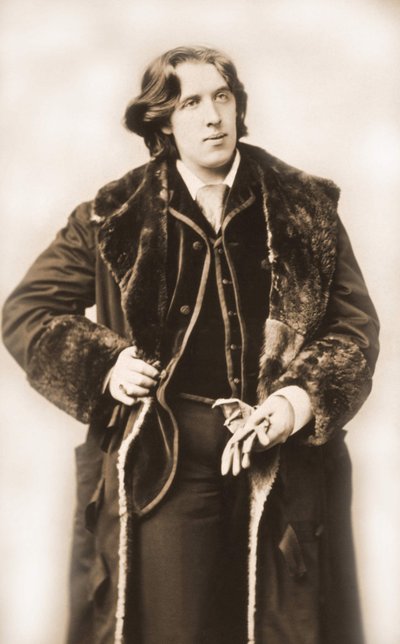 Oscar Wilde (1854 - 1900) około 1882 przez Napoleona Sarony