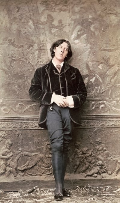 Oscar Wilde, początek lat 80. XIX wieku (zdjęcie) autorstwa Napoleon Sarony