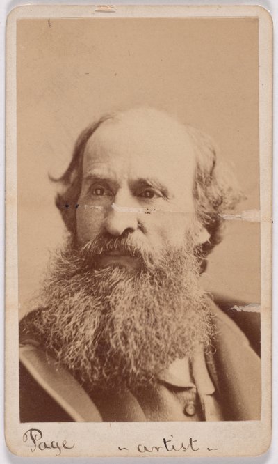 William Page autorstwa Napoleon Sarony