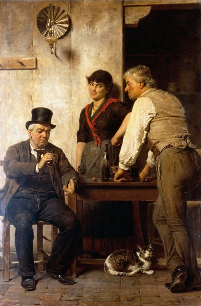 Inteligentny człowiek dokonujący oceny autorstwa Napoleone Nani